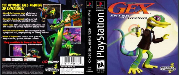 Gex: Enter the Gecko - PlayStation | VideoGameX